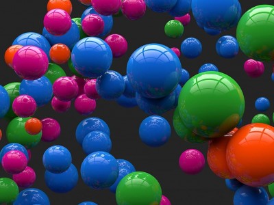 3D Balloons Background Wallpaper