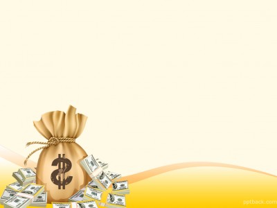 A Sack of  Dollars Background Wallpaper