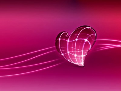 Abstract Heart and Lines Background Wallpaper