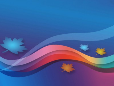 Abstract multicolor waves Background Wallpaper