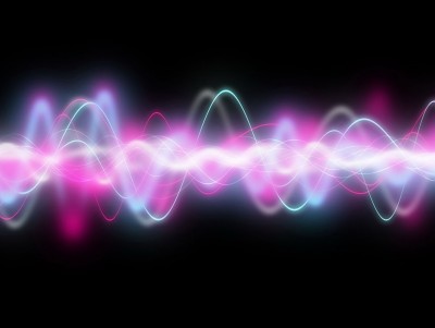 Abstract Sound Waves Background Wallpaper