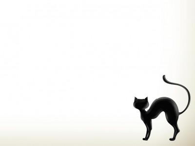 Black Cat Background Wallpaper