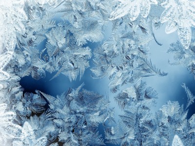 Blue Ice Pattern Background Wallpaper