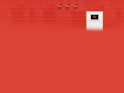 Building Red Wall Background Wallpaper