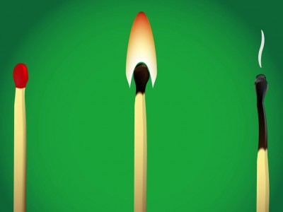 Burning matches background green  Background Wallpaper