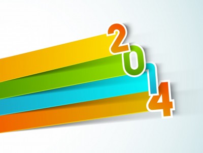 Celebrate New Year 2014 Design Background Wallpaper