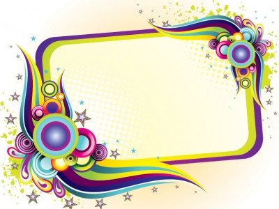 Colorful Photo Frame Background Wallpaper