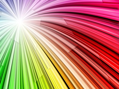 Light Rainbow Circles Background Wallpaper