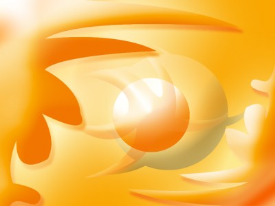 Orange Abstract Theme Background Wallpaper