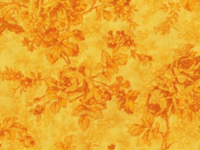 Orange Floral Template Background Wallpaper