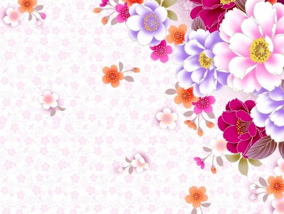 Professional Flower Pattern Background Wallpaper