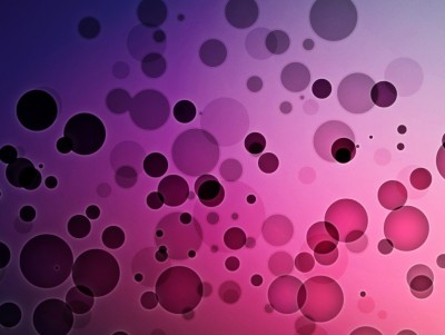 Soft Pink Bubbles Background Wallpaper