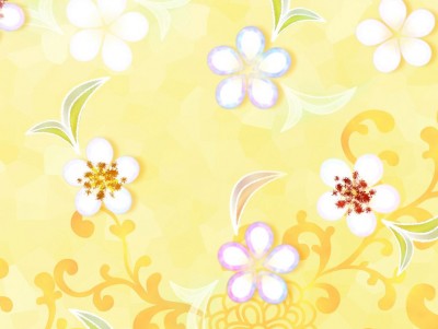 Spring Flower Pattern Background Wallpaper