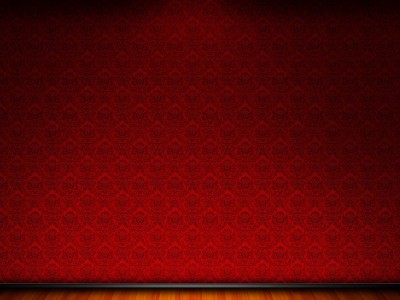 Stage and Red Pattern Background Wallpaper
