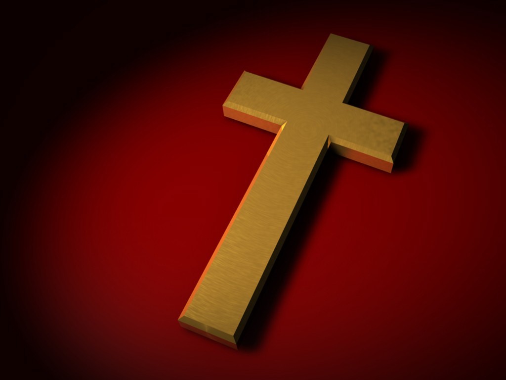 3D Christian Cross Free PPT Backgrounds for your PowerPoint Templates