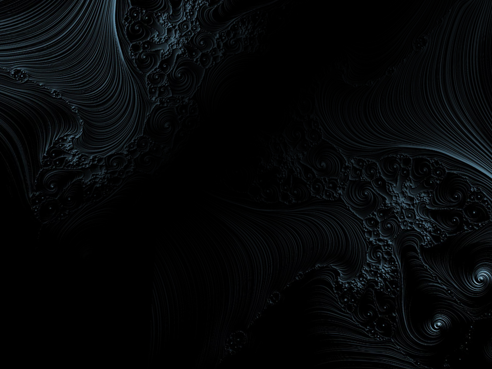 Abstract Fractal Dark Free Ppt Backgrounds For Your Powerpoint