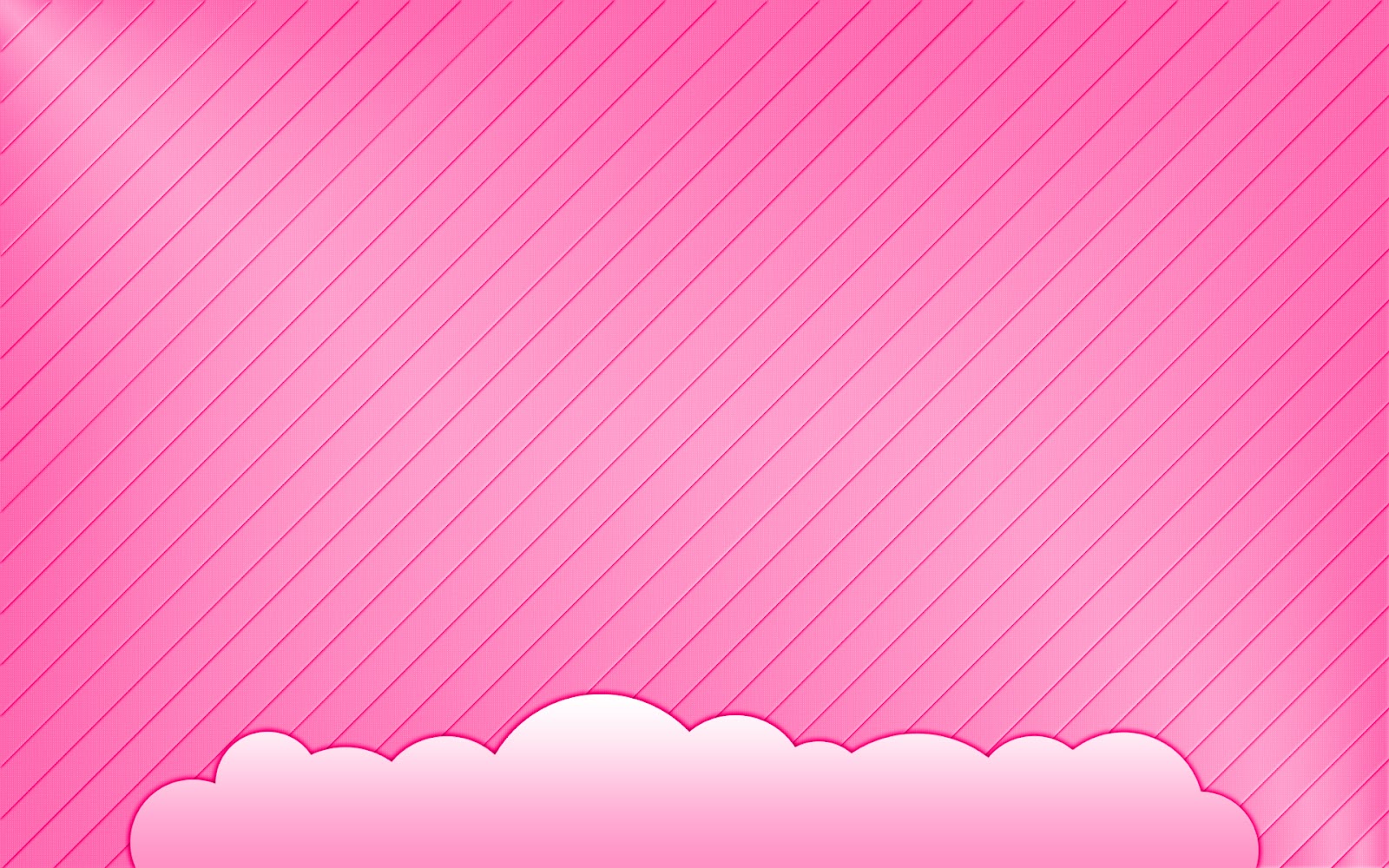 Abstract Pink Background with Clouds