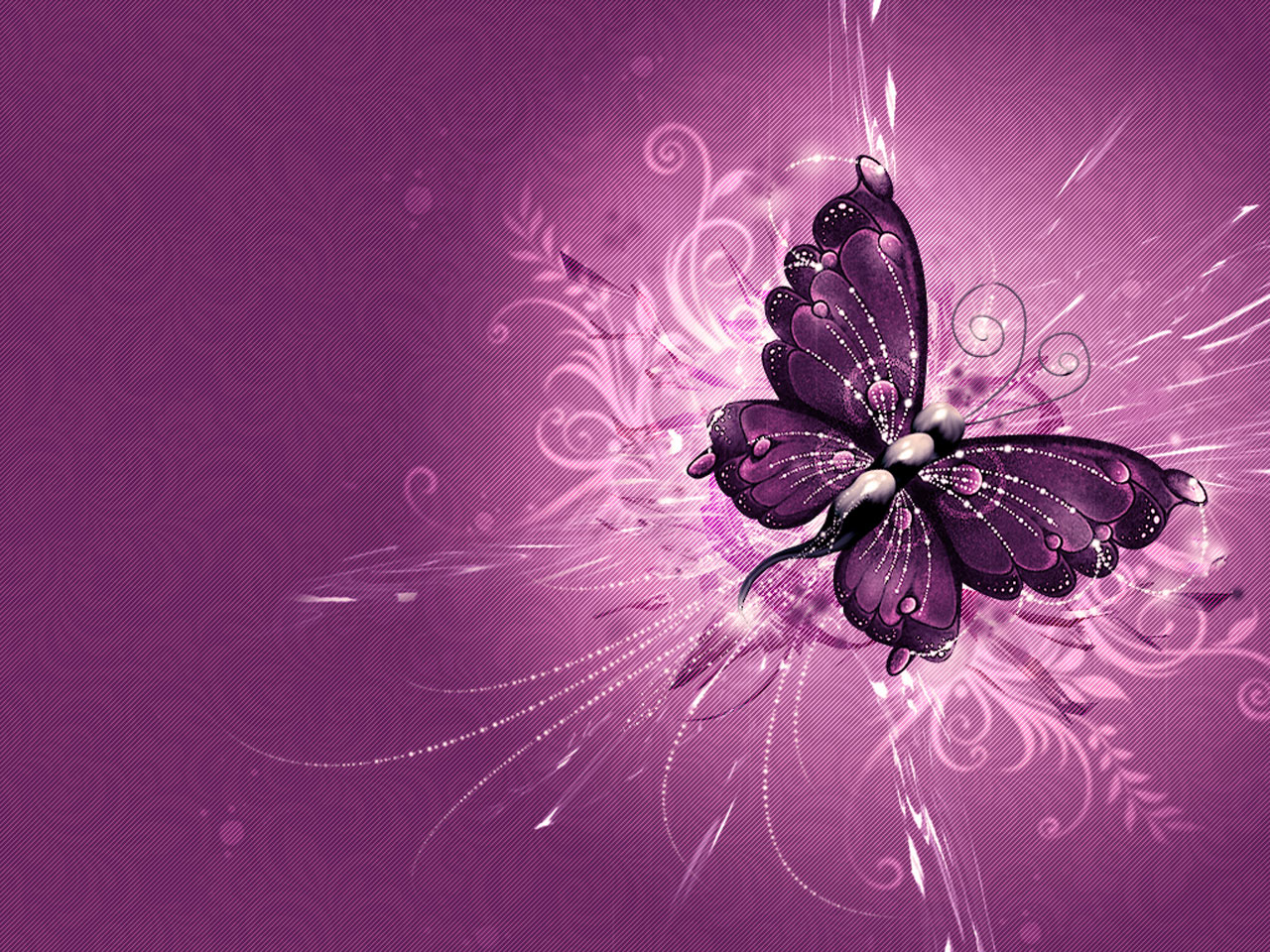 Abstract Purple Butterfly Design Free Ppt Backgrounds For Your Powerpoint Templates