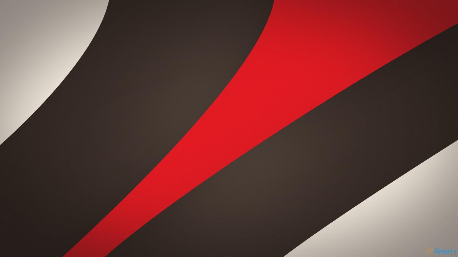Abstract Red Black Lines