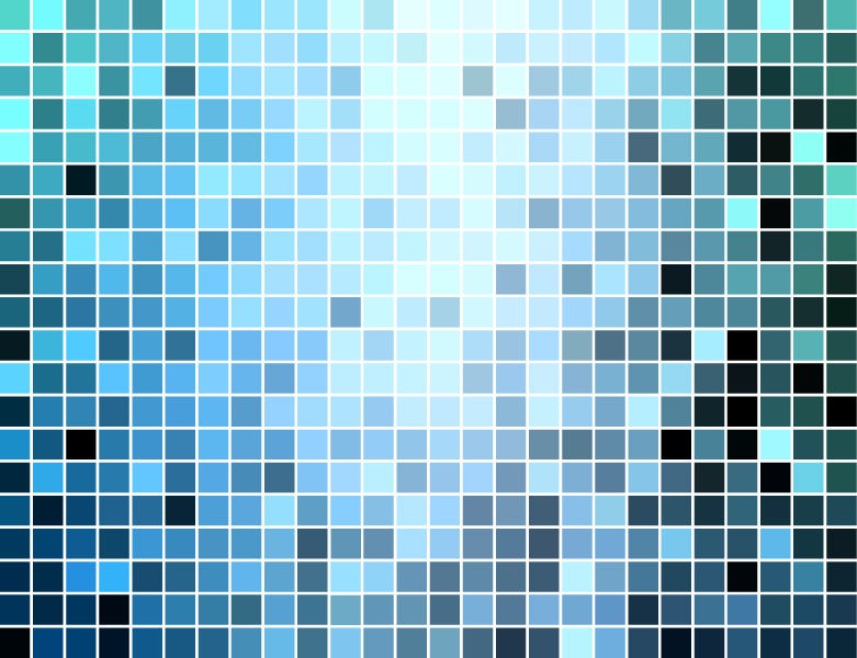 Square mosaic pixels backgrounds