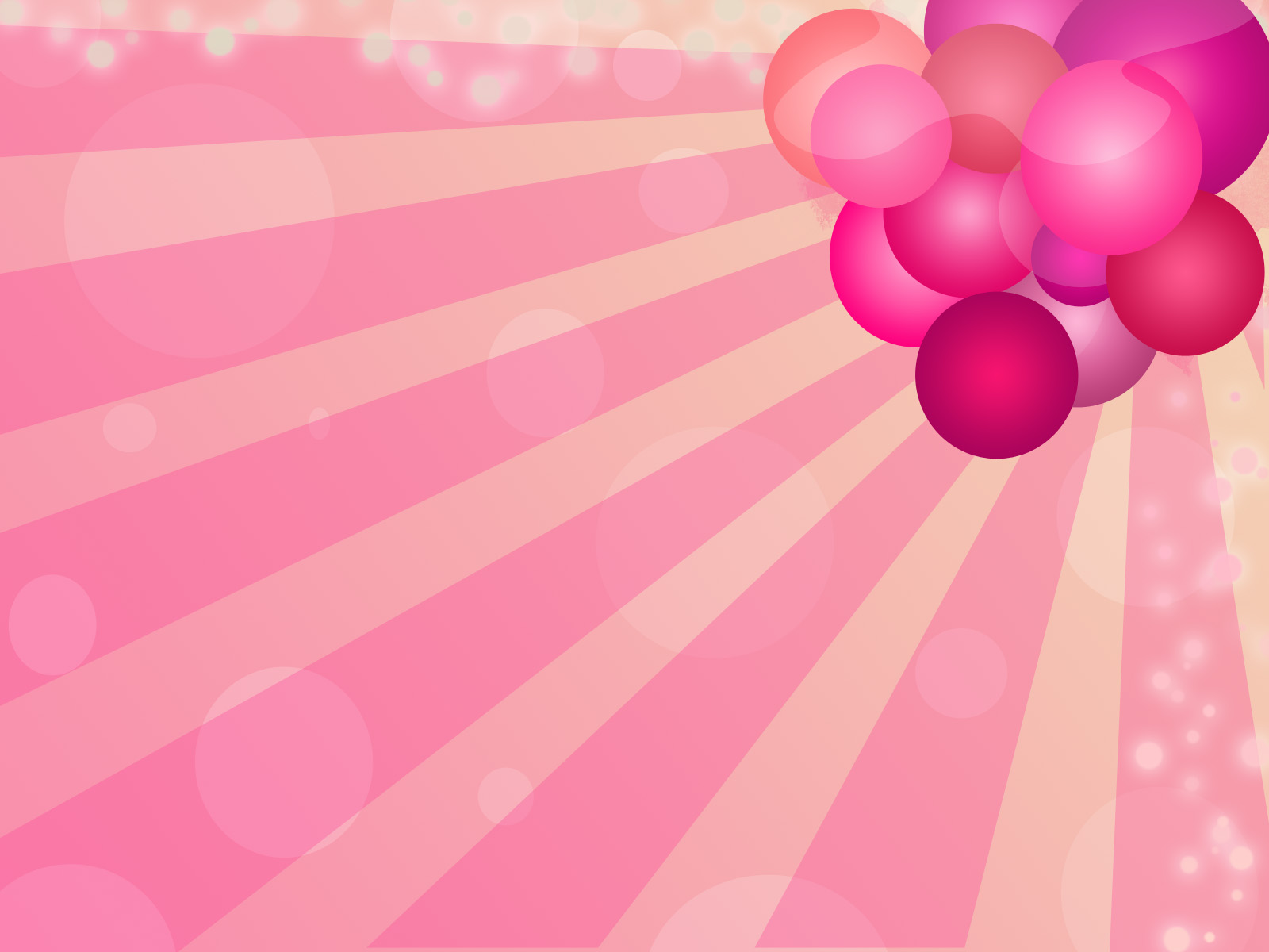 blessing bead pink balloons backgrounds