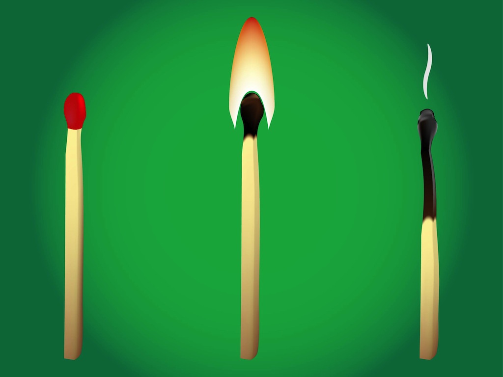Burning matches background green  backgrounds