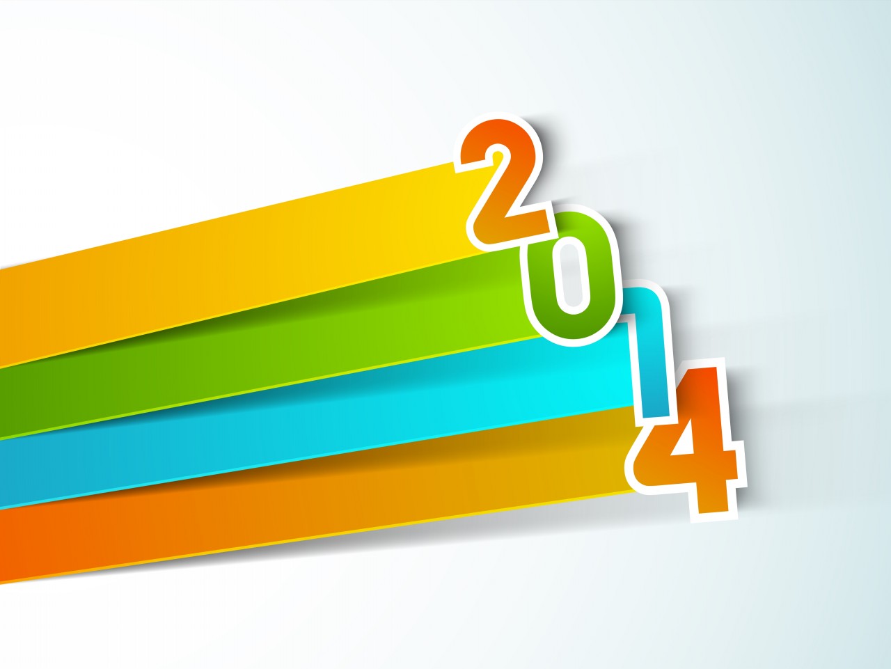Celebrate New Year 2014 Design backgrounds
