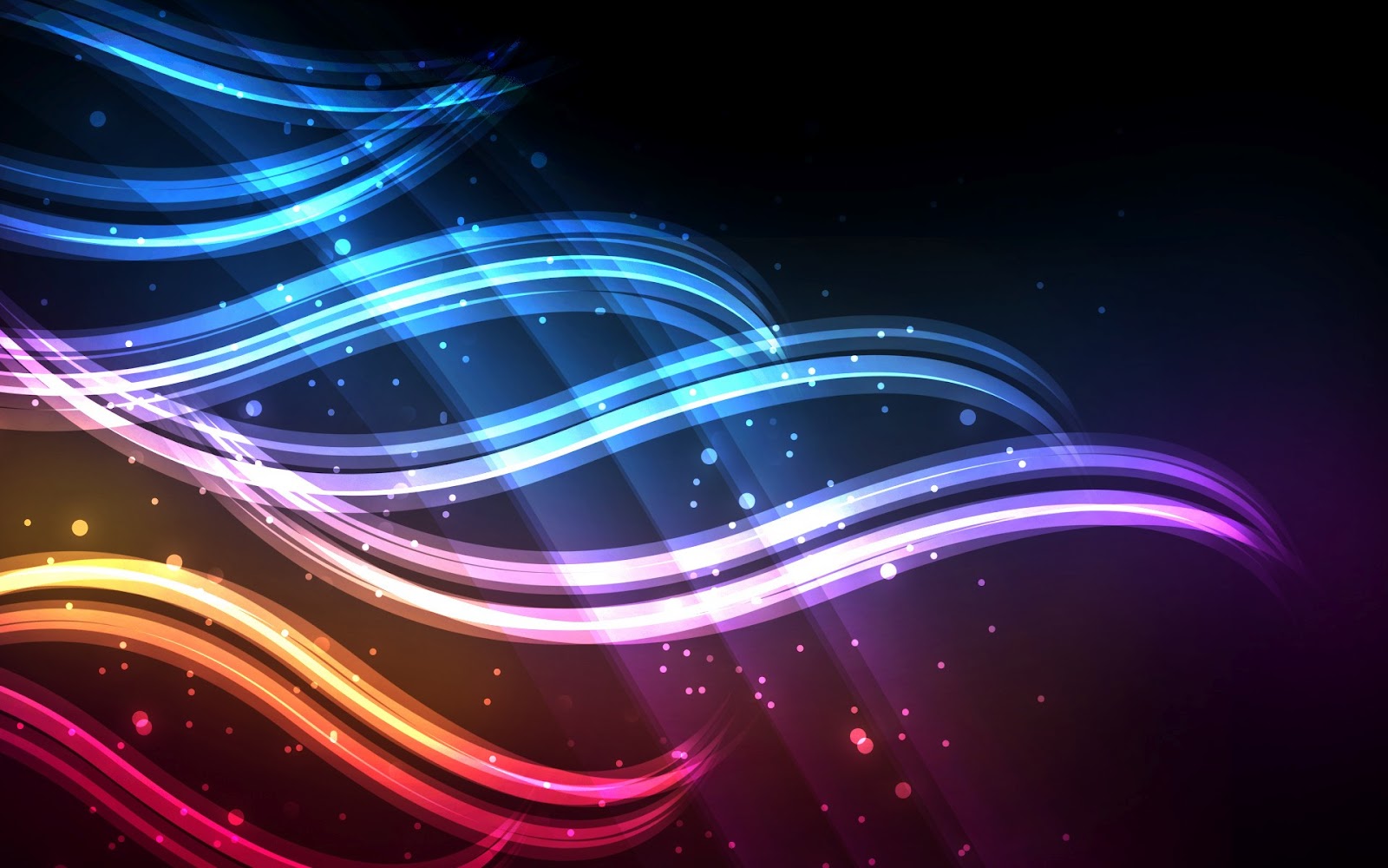 Colorful Abstract Wave Lines backgrounds