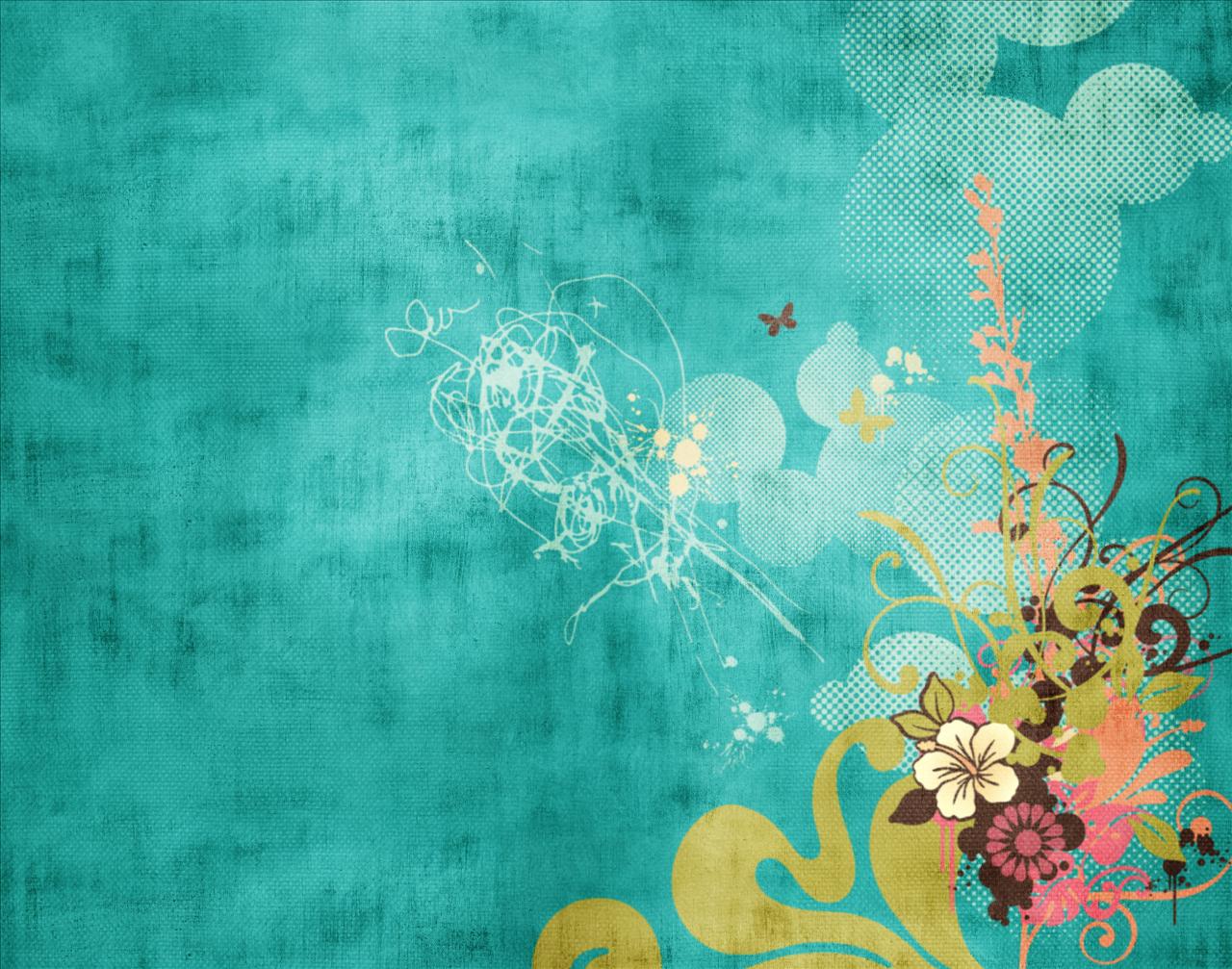 Cool turquoise swirls backgrounds