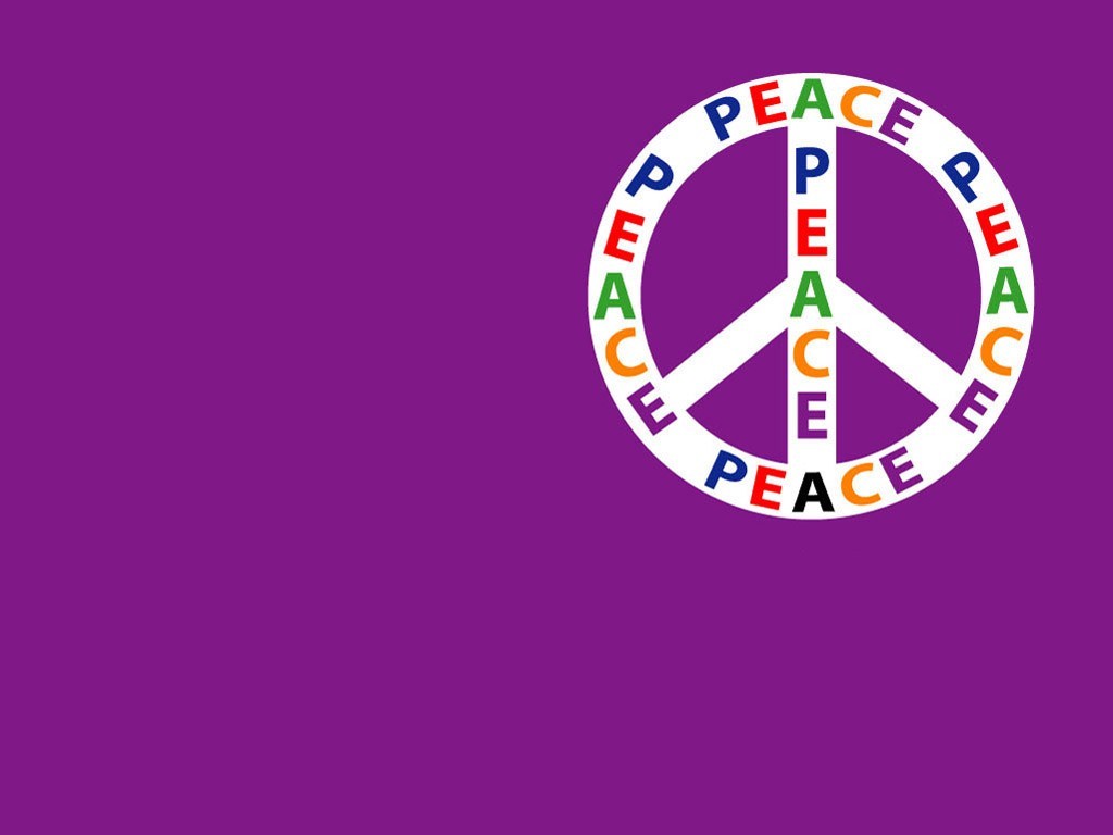 Multicultural Peace sign backgrounds
