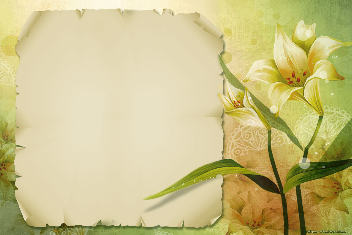 Floral Paper Frame Design