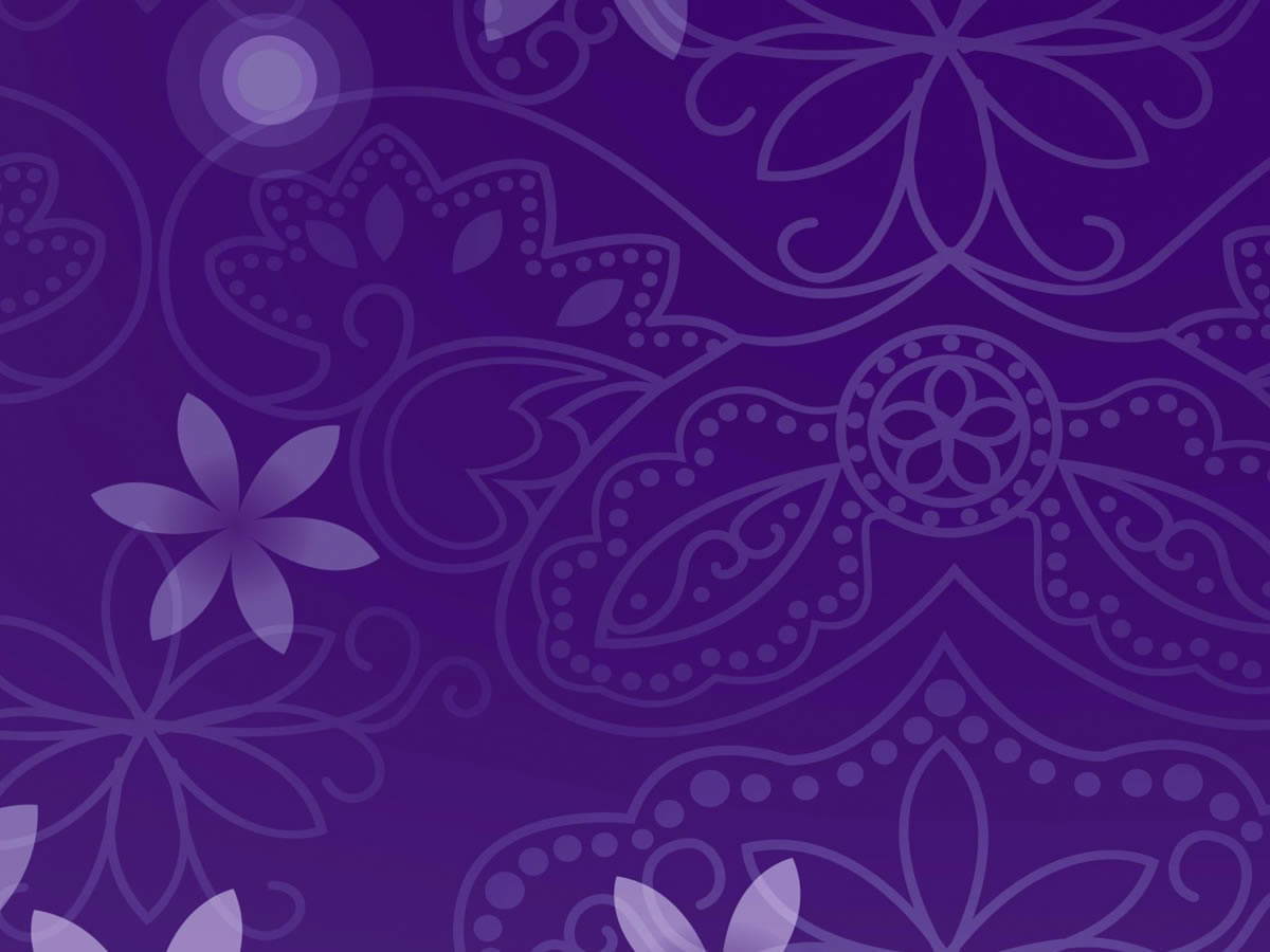 Floral purple figure