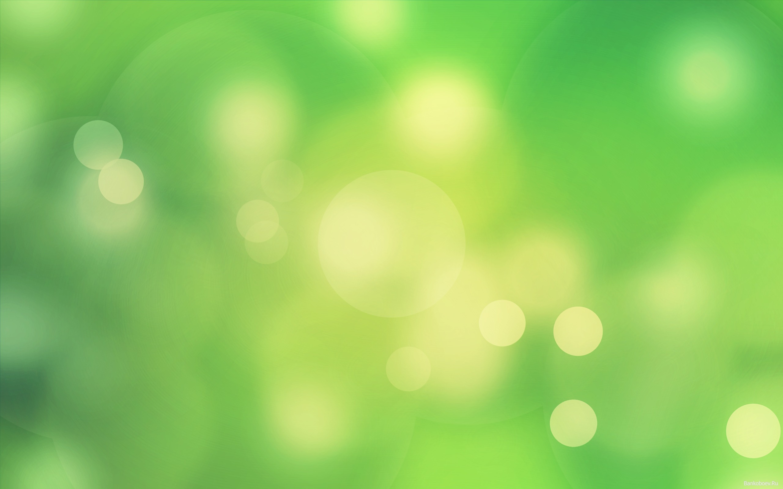 Green Blurry Dots backgrounds