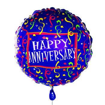 Happy anniversary balloon backgrounds