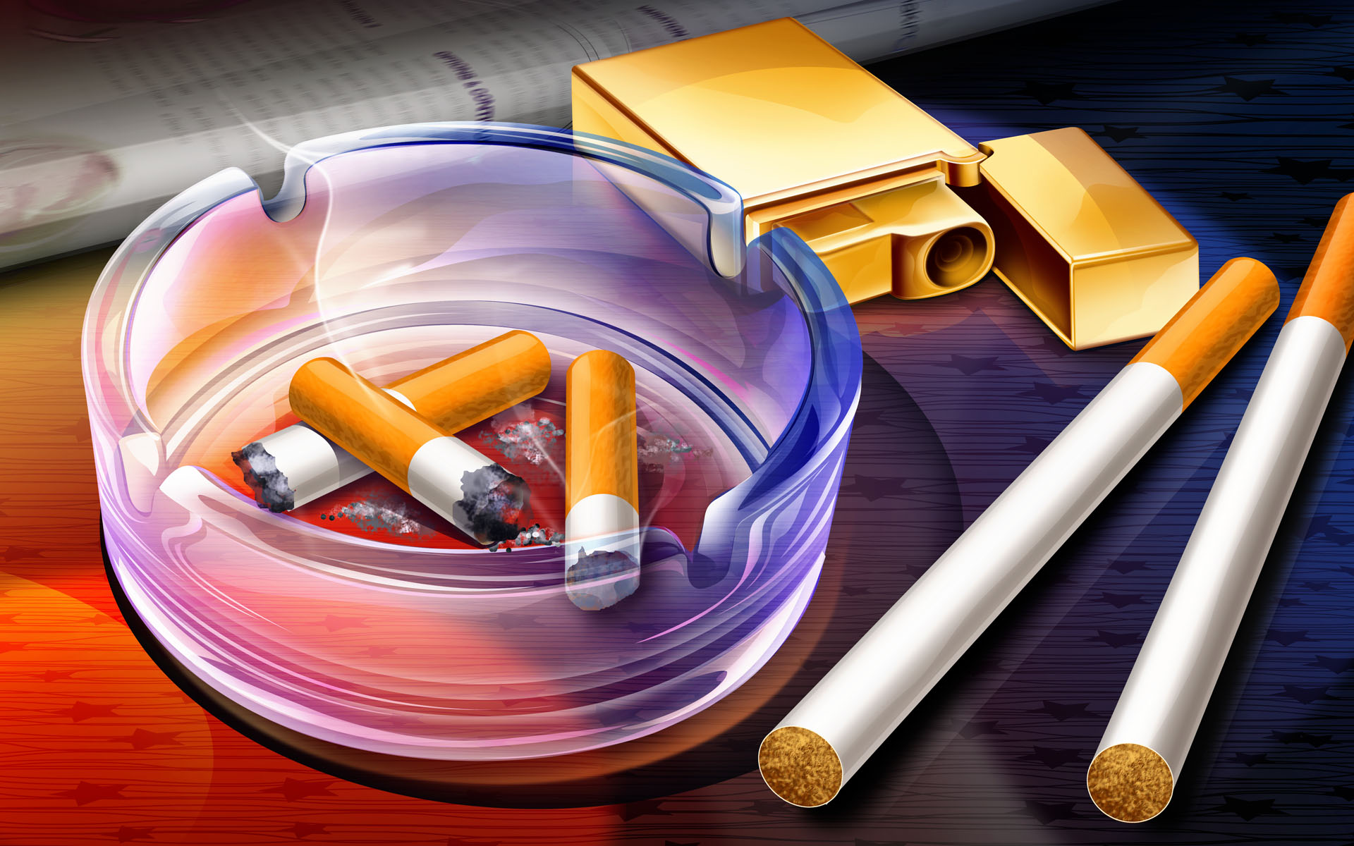 Stop smoking, cigarette backgrounds