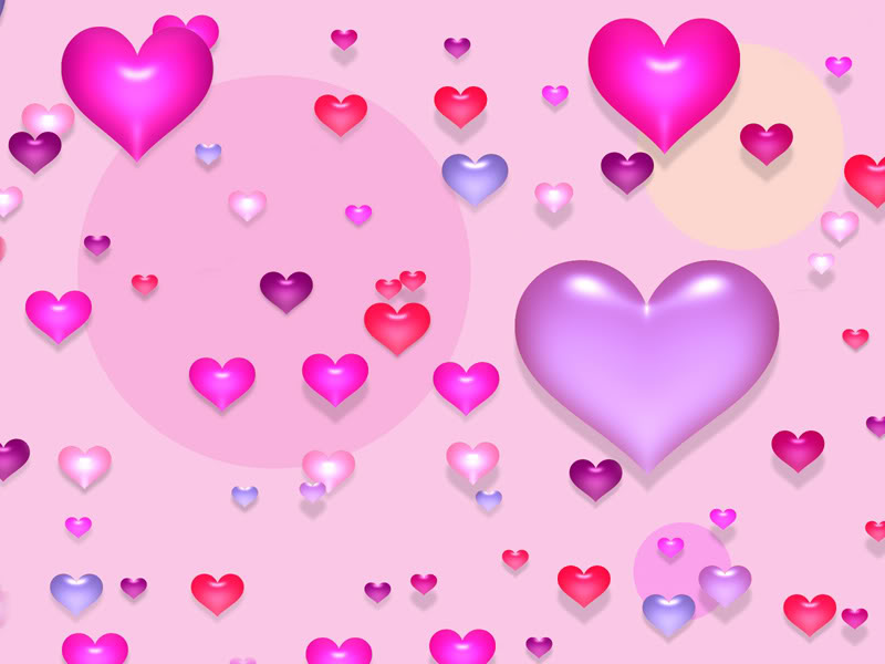 Hearts colorful patterns backgrounds