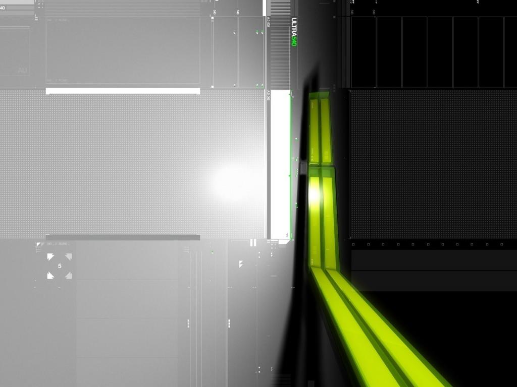 Light bright lines green gray black backgrounds