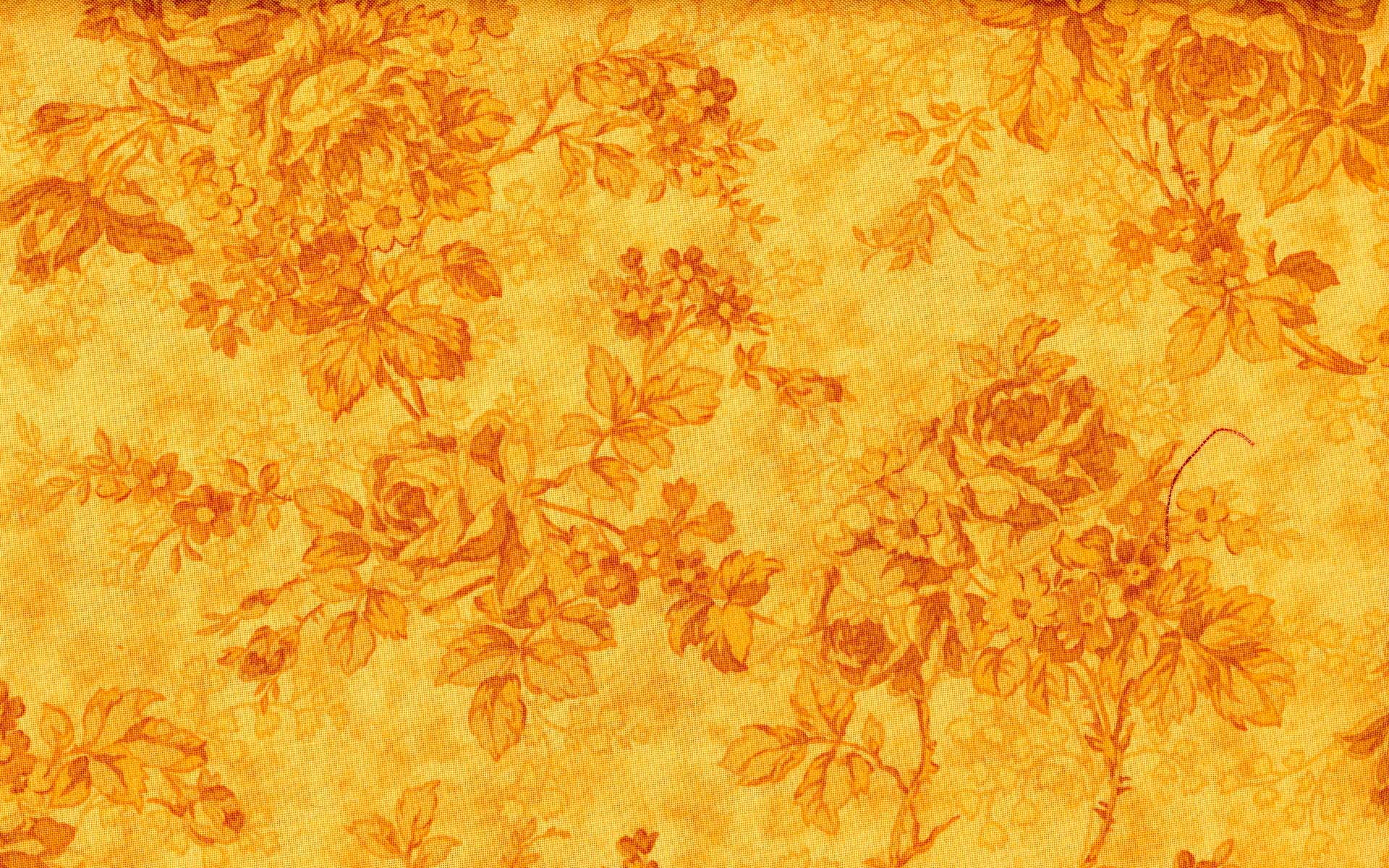 Orange Floral Template backgrounds