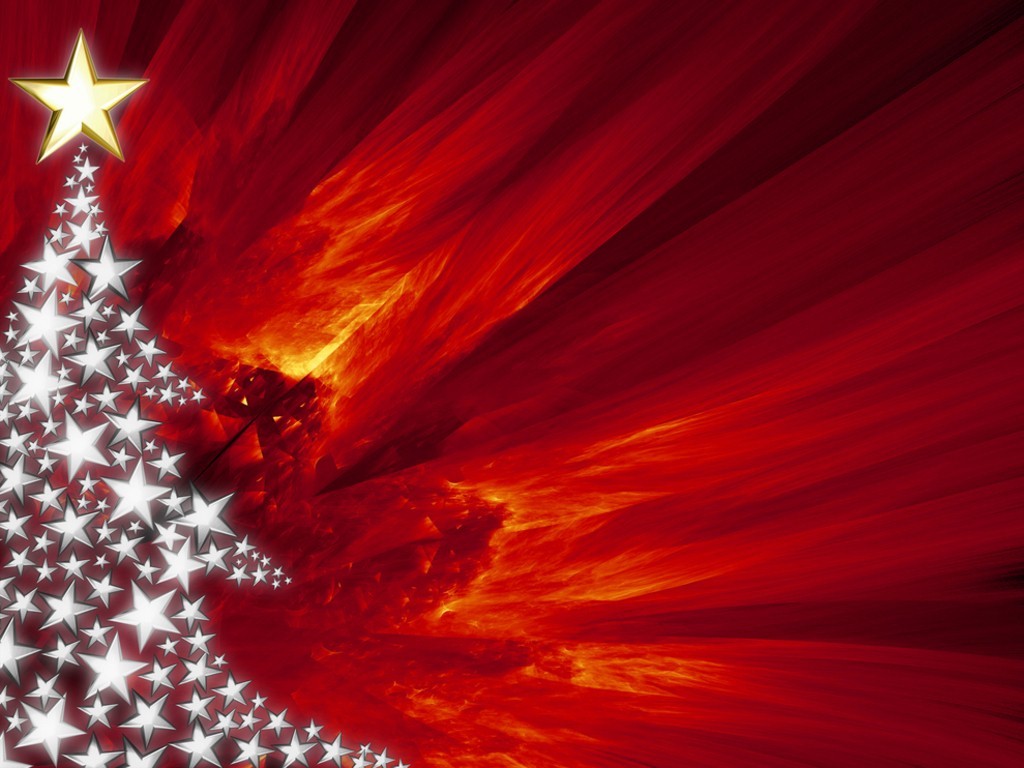 Red Christmas Tree backgrounds